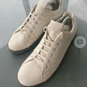 Fendi Cream Sneakers with Black Sole